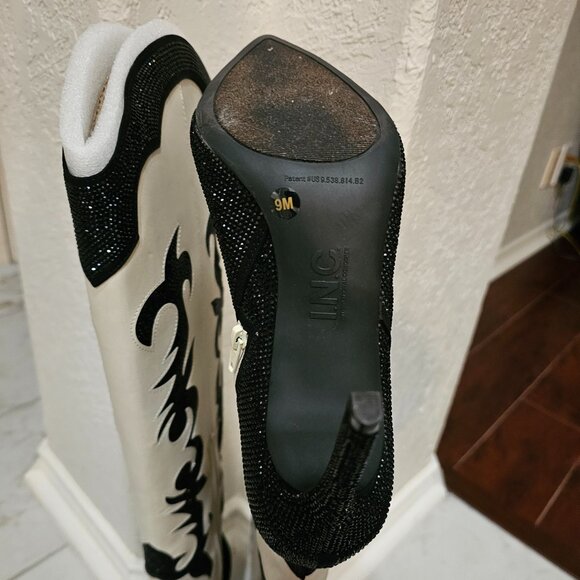 Rhinestone Tall Cowboy Boots - Picture 8 of 9